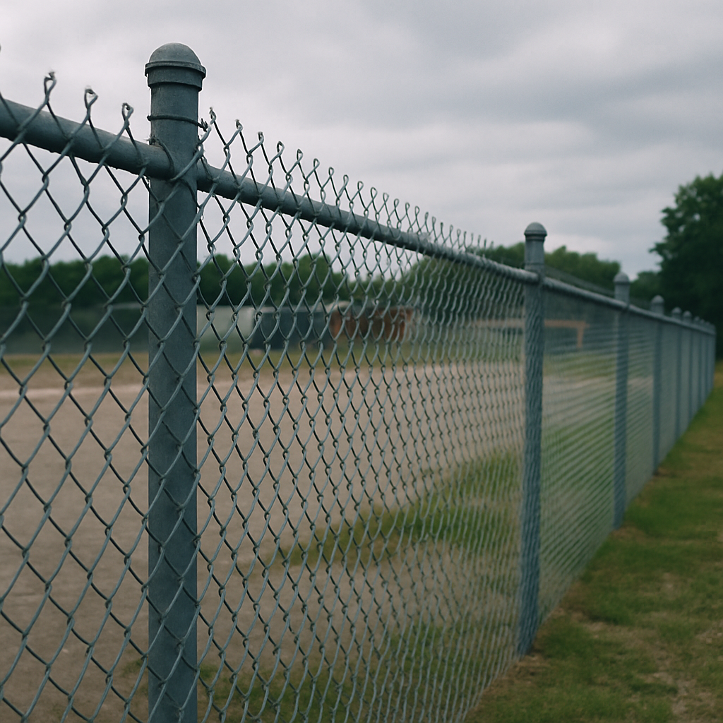 Plot z tahokovu s vjezdovou bránou